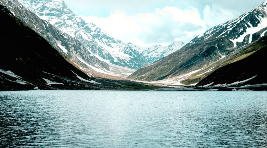 Lake Saif-ul-Malook surrounded by peaks